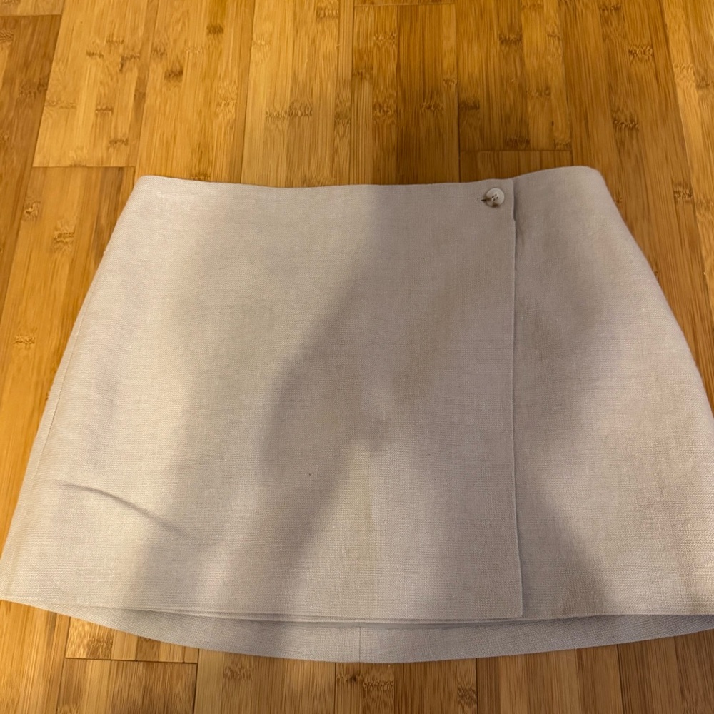 ASTR linen mini skirt